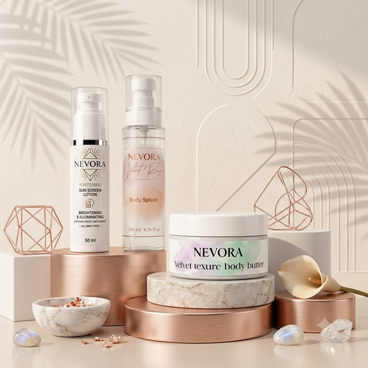 Daily Glow Bundle | Body Butter, Sunscreen, Body Splash
