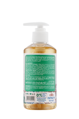 Jojoba Shea Shampoo bottle back view and ingredients