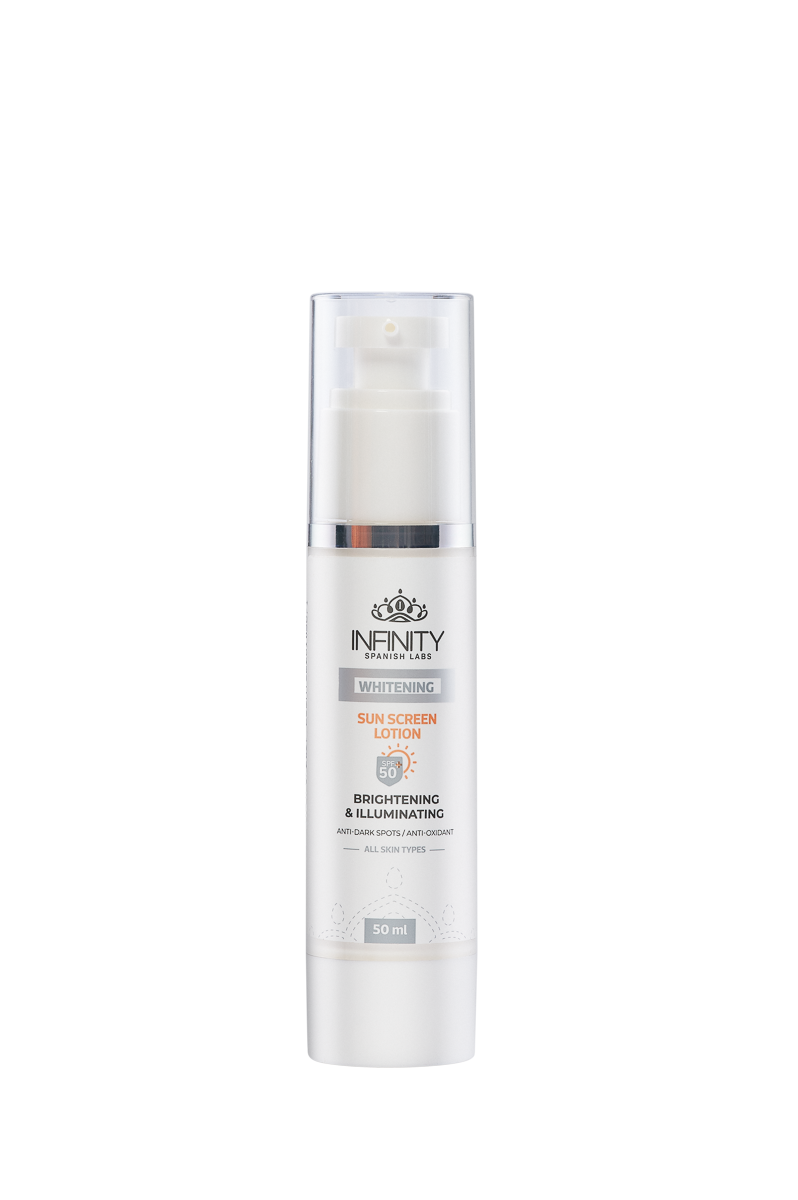 Whitening Sunscreen SPF50+ by Nevora Clinic Pharma – broad spectrum sun protection with skin brightening