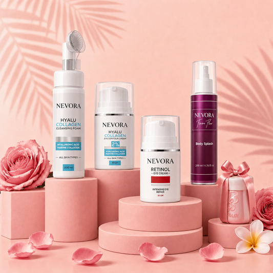 Ageless Eye Bundle | Collagen Foam, Eye Contour, Retinol & Body Splash