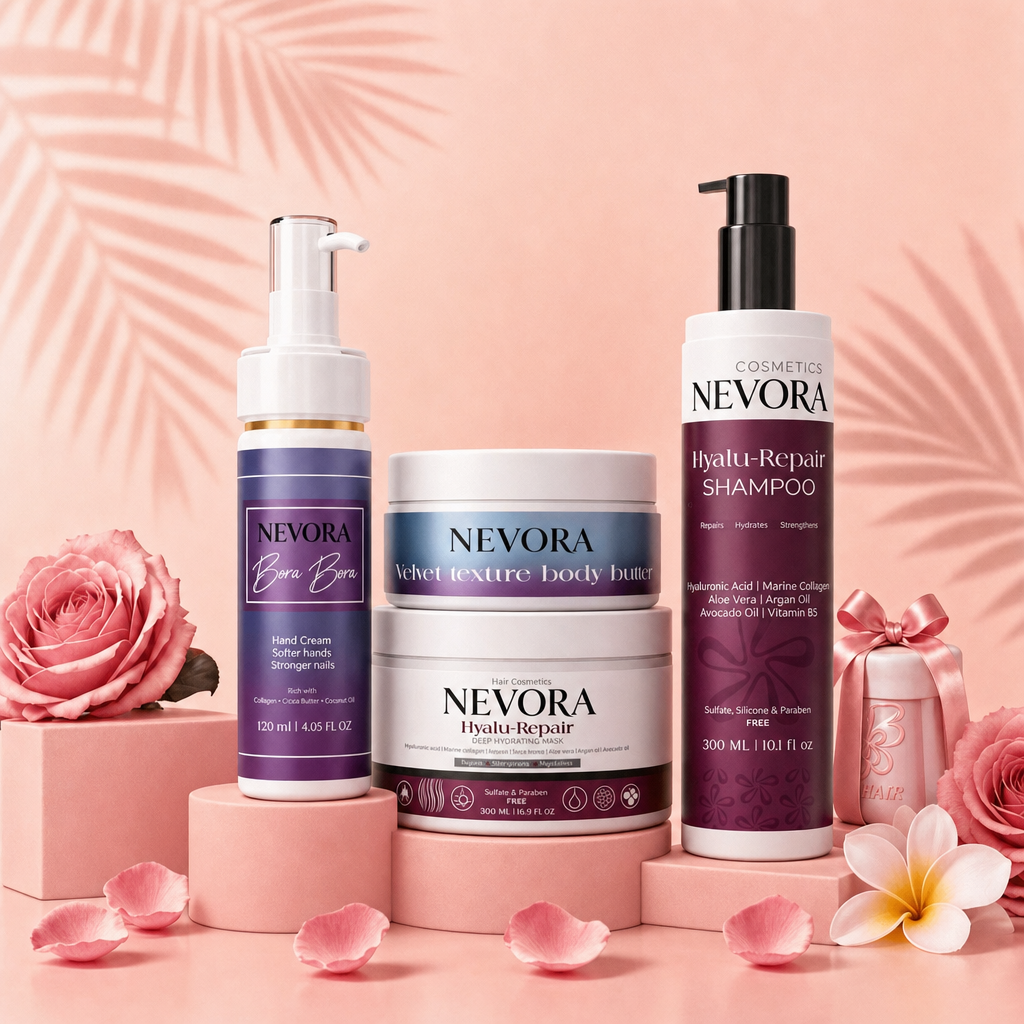 Hair & Body Bundle | Shampoo, Hair Mask, Body Butter & Hand Cream