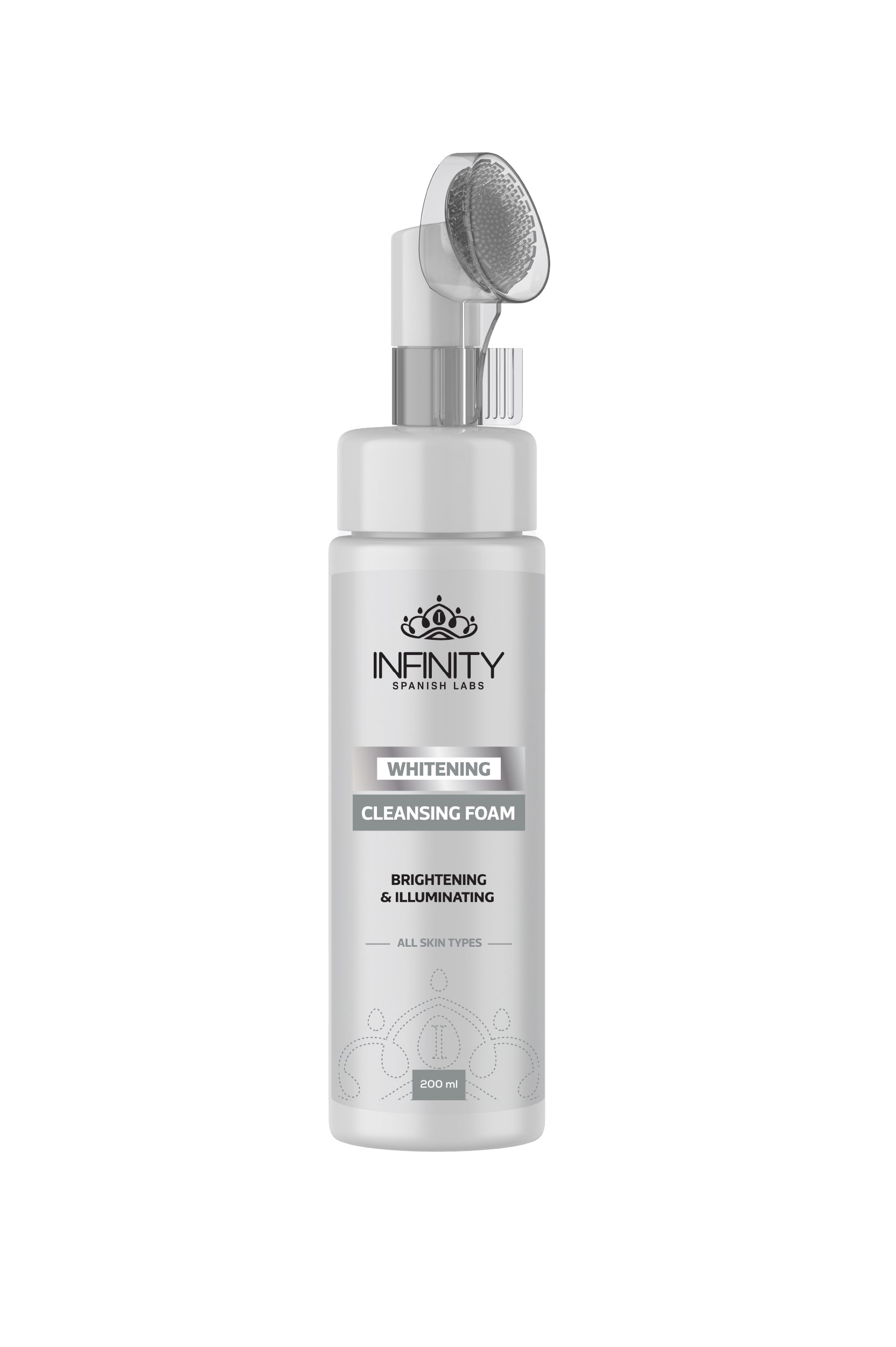 Whitening Cleansing Foam by Nevora Clinic Pharma – gentle brightening facial cleanser for radiant skin