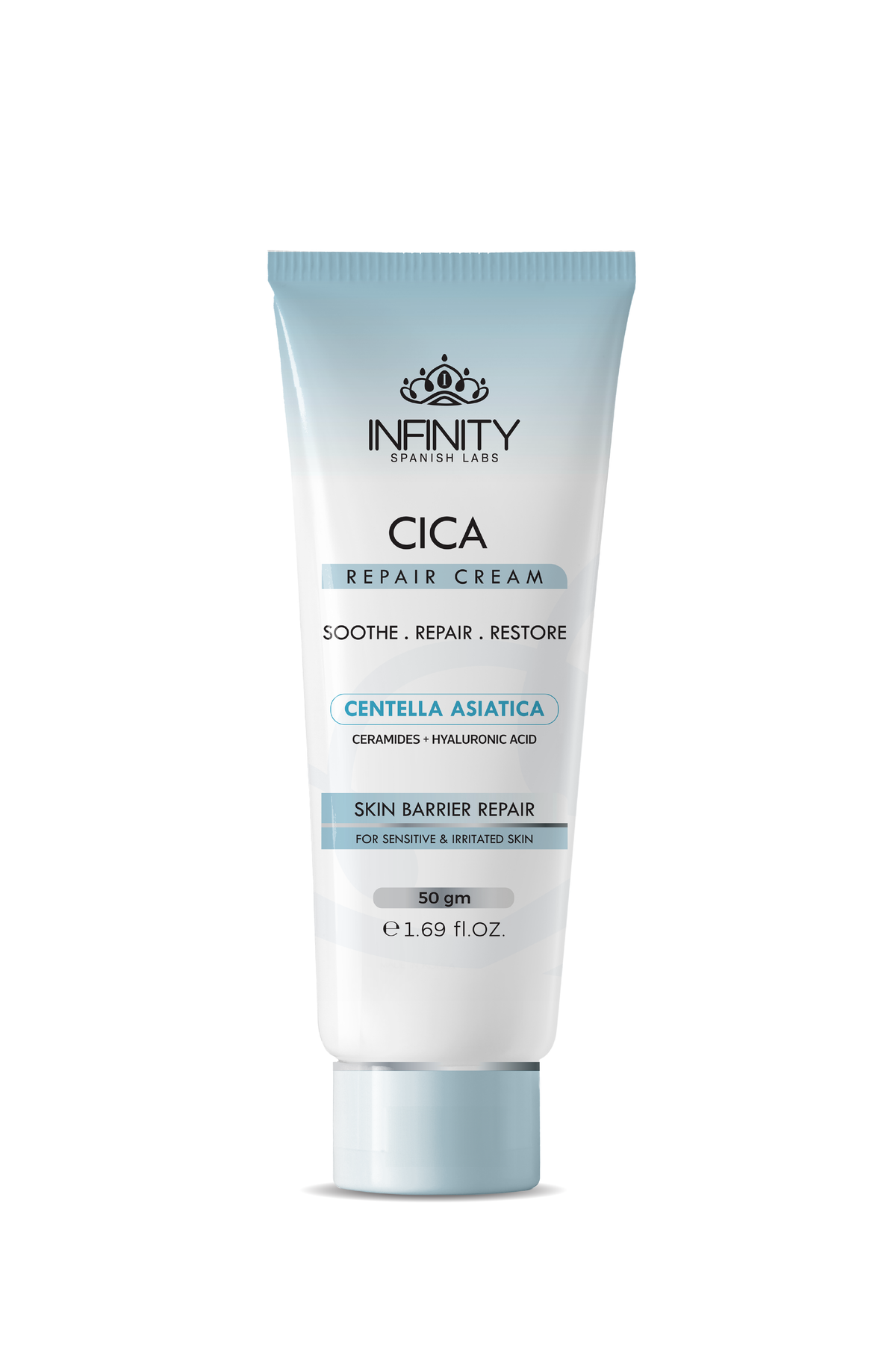 Cica Repair Cream by Nevora Clinic Pharma – centella asiatica healing cream for damaged and sensitive skin